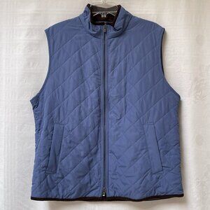 Magaschoni Womens XL Quilted Sleeveless Full Zip Vest Fall Lined Outdoor